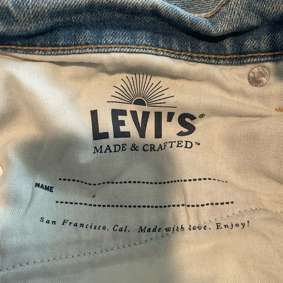 Levi’s Made & Crafted 502 Taper Fit Jeans - Nitchibotsu Light Wash - 34 / 34 - Picture 6 of 13